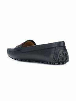 Bally stripe detail loafers