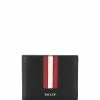 Bally portefeuille pliant à détails rayés