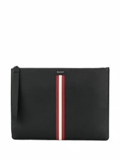 Bally pochette à bande rayée
