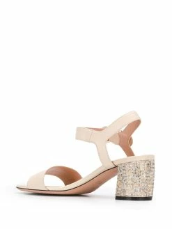 Bally sandales à talon contrastant