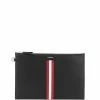 Bally pochette à détail rayé