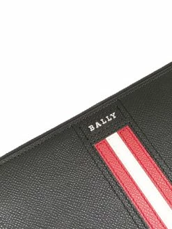 Bally pochette à détail rayé