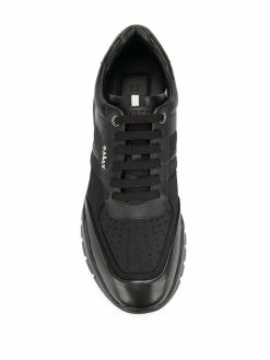 Bally baskets à détail de logo