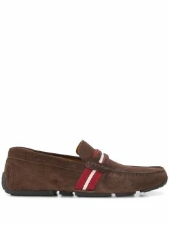 Bally mocassins à détail rayé