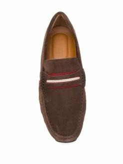 Bally mocassins à détail rayé