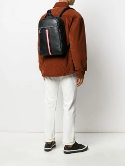 Bally Sac à dos Hassel zippé à bande logo Prix De Rêve sacs à dos homme 8 Bally sac à dos Hassel zippé à bande logo