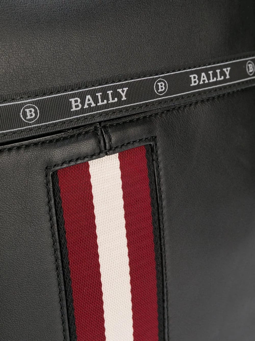 Bally Sac à dos Hassel zippé à bande logo Prix De Rêve sacs à dos homme 6 Bally sac à dos Hassel zippé à bande logo
