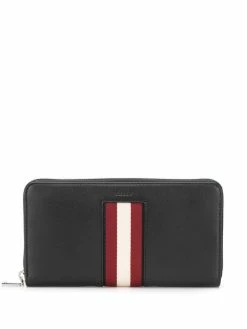 Bally portefeuille à détail rayé