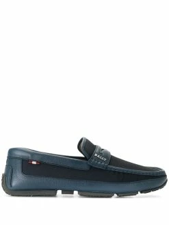 Bally mocassins à empiècement en résille