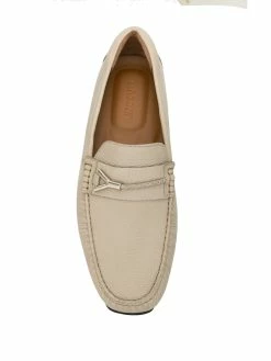 Bally mocassins en cuir texturé