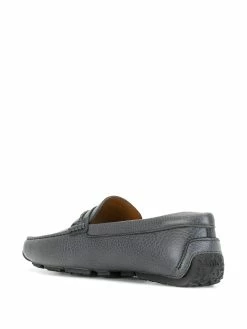Bally mocassins en cuir texturé