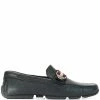 Bally mocassins en cuir texturé