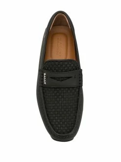 Bally mocassins à détail tissé