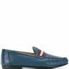 Bally mocassins en cuir texturé