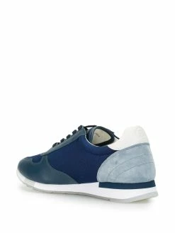 Bally baskets en cuir à design à empiècements