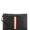 Bally pochette zippée à bande logo