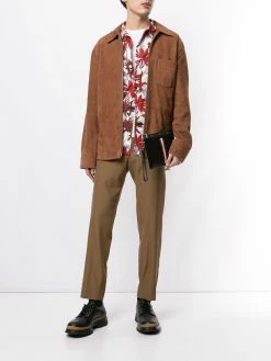 Bally pochette zippée à bande logo