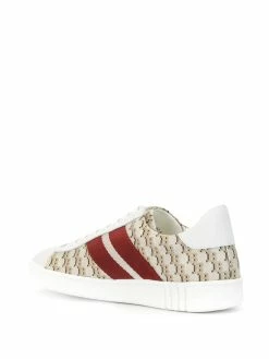 Bally baskets à motif monogrammé