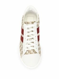 Bally baskets à motif monogrammé