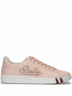 Bally baskets à logo brodé
