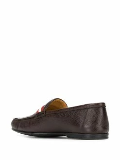 Bally mocassins à détail rayé