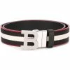 Bally ceinture rayée à boucle logo