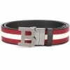 Bally ceinture rayée à boucle logo