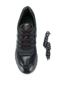 Bally baskets à design matelassé