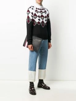 Bally pochette à patch logo