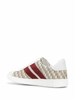 Bally baskets à motif monogrammé