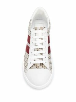 Bally baskets à motif monogrammé