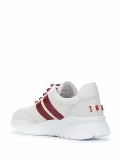 Bally baskets à détail rayé