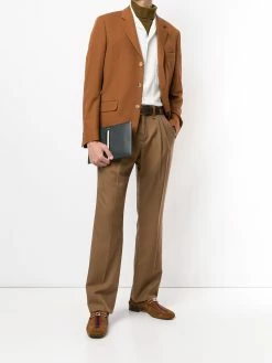 Bally pochette à détail rayé