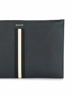 Bally pochette à détail rayé