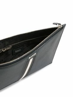Bally pochette à détail rayé