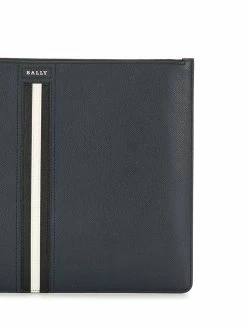 Bally pochette à détail rayé