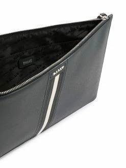 Bally pochette à détail rayé