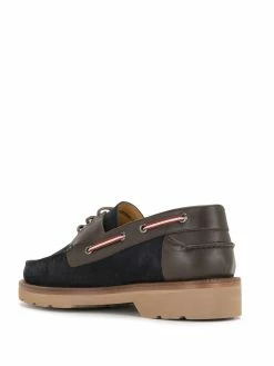 Bally chaussures bateau à design à empiècements