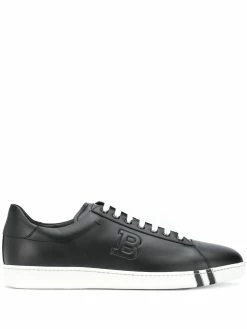 Bally baskets à logo embossé