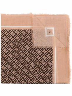 Bally écharpe à imprimé monogrammé