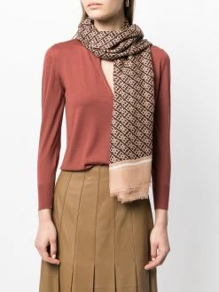 Bally écharpe à imprimé monogrammé