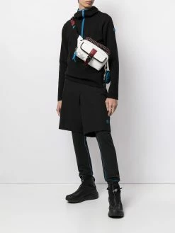 Bally pull bicolore à capuche