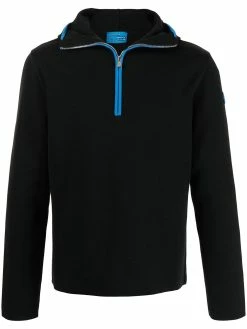 Bally pull bicolore à capuche