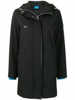 Bally parka à patch logo