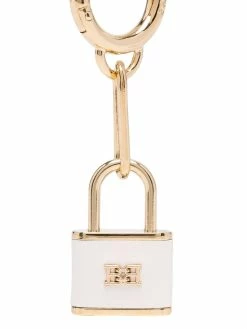 Bally porte-clés B à détail de cadenas
