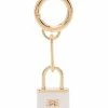 Bally porte-clés B à détail de cadenas