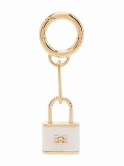 Bally porte-clés B à détail de cadenas