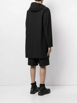 Bally imperméable bicolore à capuche