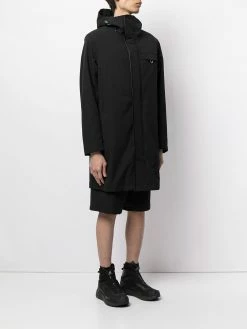 Bally imperméable bicolore à capuche