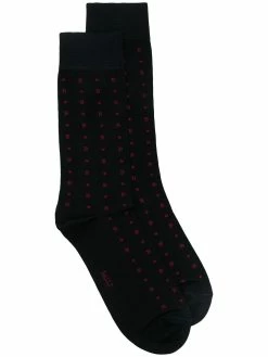 Bally chaussettes en maille intarsia